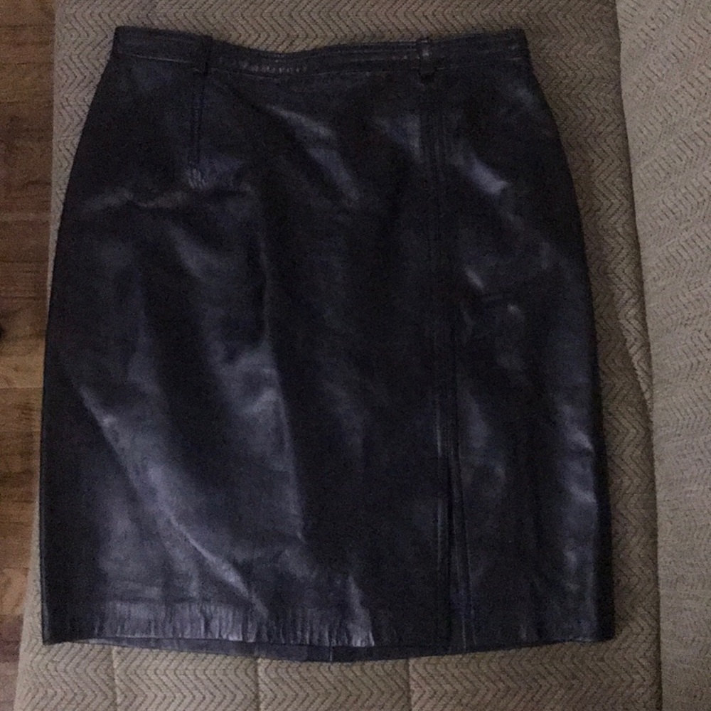 Leather Skirt